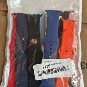 Bundle of 10 Apple Watch bands. Never taken out of the package. Fits 40mm watch